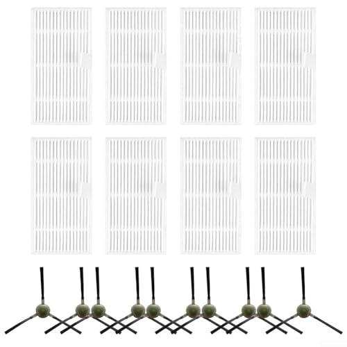Staubsauger-Seitenbürstenfilter für MAMNV T7S für Teendow T7S für JIKA T7S Roboter-Staubsauger-Ersatzteile-Set mit effektiver Filtration, langanhaltende Leistung Staubsauger-Seitenbürstenfilter für MAMNV T7S für Teendow T7S für JIKA T7S Roboter-Staubsauger-Ersatzteile-Set mit effektiver Filtration, langanhaltende Leistung von BUSSNISS