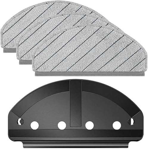 Wischpad-Aufsatz-Set für DEEBOT N20 / N20+ Saugroboter, Tuchhalterhalter Tablett mit 3 Mikrofaser-Wischtüchern, kompatibel mit N20 Pro und N20 Pro Plus von BUSSNISS