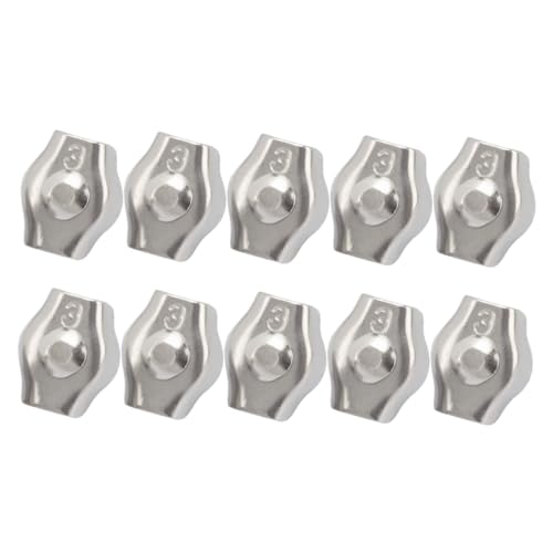 BUTIFULSIC 10 Stück Seilclip Teilig Einfache Installation und Hohe Korrosionsbeständigkeit für Kabel und Drahtseile für Handwerkliche Anwendungen BUTIFULSIC 10 Stück Seilclip Teilig Einfache Installation und Hohe Korrosionsbeständigkeit für Kabel und Drahtseile für Handwerkliche Anwendungen von BUTIFULSIC