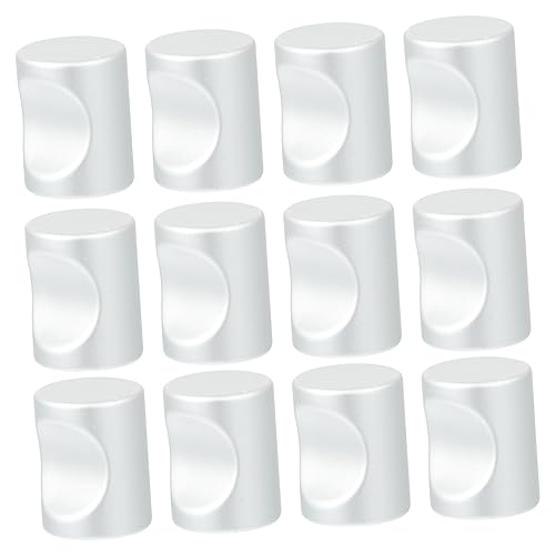 BUTIFULSIC 12 Stück Runde Schubladengriffe Moderner Türknopf für Möbel Einloch Design für Schrank und Kommode Robustes Material Elegante Oberfläche für Wohnraumgestaltung von BUTIFULSIC