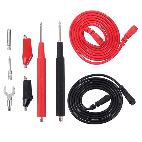 BUTIFULSIC 1Satz Multimeter Testleitungsset Testkabel mit Alligatorclips für Strom Spannung und Diodenprüfung Isoliert mit Hoher Leitfähigkeit für Elektriker BUTIFULSIC 1Satz Multimeter Testleitungsset Testkabel mit Alligatorclips für Strom Spannung und Diodenprüfung Isoliert mit Hoher Leitfähigkeit für Elektriker von BUTIFULSIC
