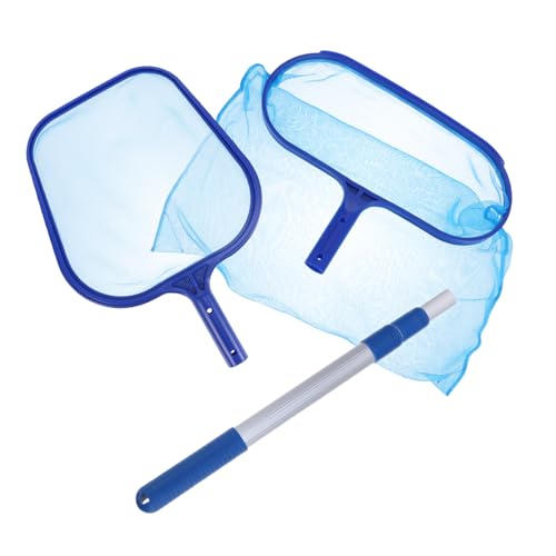 BUTIFULSIC 1Satz Pool Skimmer Netz Schwimmbad Rechen mit Aluminiumstange für Effektive von Wasserpflanzen Abfällen und Kleinen Fischen im Swimmingpool von BUTIFULSIC