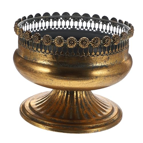BUTIFULSIC 1Stück Retro Goldene Trophäenform Pflanztopf Einzigartiger Blumentopf für Dekoration im Wohnzimmer Vielseitig Einsetzbar als Blumenübertopf Aufbewahrung von BUTIFULSIC