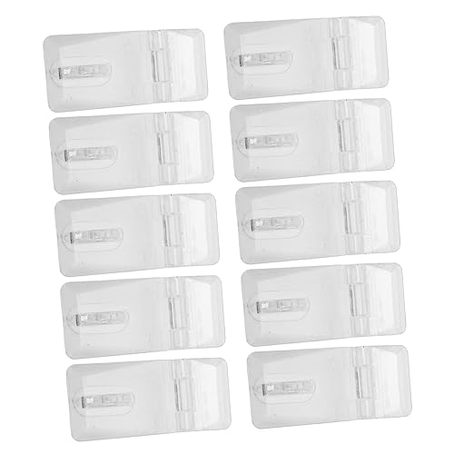 BUTIFULSIC 20 Sätze Klarer Acrylverschluss Transparente Scharniere für Koffer Haustierkäfige und Möbel Langlebig und für DIY Projekte und Kindersicherung BUTIFULSIC 20 Sätze Klarer Acrylverschluss Transparente Scharniere für Koffer Haustierkäfige und Möbel Langlebig und für DIY Projekte und Kindersicherung von BUTIFULSIC