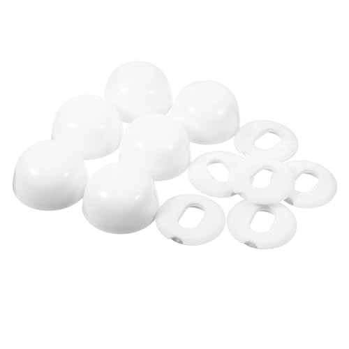 BUTIFULSIC 6 Stück Toilettensitz Schraubenkappen Dekorative Abdeckkappen für Wc Einfache Installation Wasserschutz Robustes Material für Langlebige Nutzung BUTIFULSIC 6 Stück Toilettensitz Schraubenkappen Dekorative Abdeckkappen für Wc Einfache Installation Wasserschutz Robustes Material für Langlebige Nutzung von BUTIFULSIC