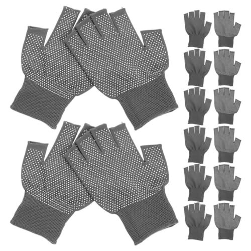 BUTIFULSIC 8 Paare -fingerhandschuhe Frauen Arbeiten Handschuhe Arbeitshandschuhe Mit Nicht Arbeiten Sie Leichte Handschuhe Arbeitshandschuhe Für Frauen Pvc Grau von BUTIFULSIC