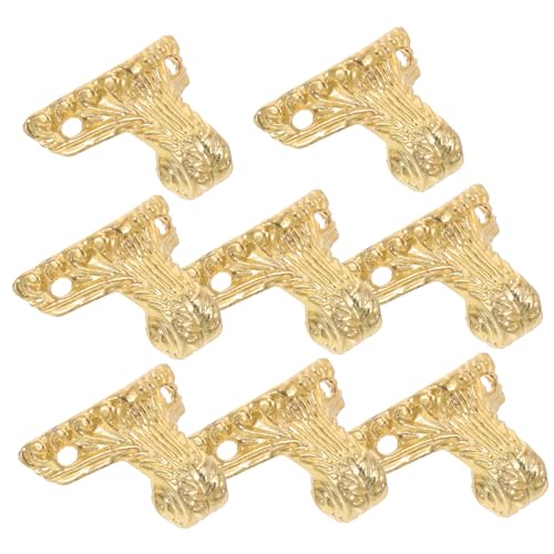 BUTIFULSIC 8 Stück Teiliges Antike Möbelbeine Dekorative Möbelfüße für Stilvolle Möbel Goldene Farbe Stabil und Langlebig BUTIFULSIC 8 Stück Teiliges Antike Möbelbeine Dekorative Möbelfüße für Stilvolle Möbel Goldene Farbe Stabil und Langlebig von BUTIFULSIC