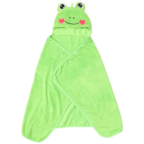 BUTIFULSIC Babybadetuch Kinderhandtücher Kapuzenhandtuch für Kinder Badetuch Babyhandtücher saugfähiger Duschbademantel Kinder badetücher super saugfähig Frosch Duschtuch neugeboren von BUTIFULSIC