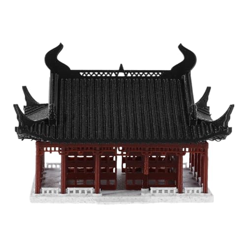 BUTIFULSIC Chinesisches Architektur Modell für Fischbecken und Feengarten Zeitloses Design Langlebigem mit Müheloser Pflege von BUTIFULSIC