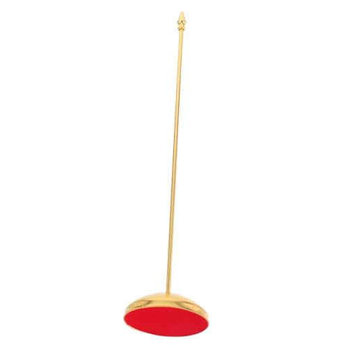 BUTIFULSIC Desktop Flaggenhalter Schreibtischhalter Mit Standfuß Ornament Arbeitsflaggenständer Für Tischdekoration Desktop Display Golden von BUTIFULSIC