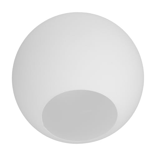 BUTIFULSIC Ersatzglas für Deckenleuchten Milchige Runde Glaskugel mit Durchmesser Eleganter Lampenschirm für Sanfte Beleuchtung und Einfache Installation für Dekorative Leuchten von BUTIFULSIC