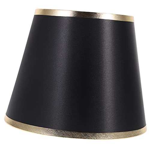BUTIFULSIC Kleiner Lampenschirm für Tischlampe Vintage Stoff Lichtabdeckung Schwarz Gold für Schlafzimmer Wohnzimmer und Hoteldekoration BUTIFULSIC Kleiner Lampenschirm für Tischlampe Vintage Stoff Lichtabdeckung Schwarz Gold für Schlafzimmer Wohnzimmer und Hoteldekoration von BUTIFULSIC