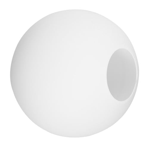 BUTIFULSIC Milchweißer Frosted Glass Kugel Lampenschirm Ersatz für Deckenleuchte und Wandleuchte Stilvoller Lampenschirm für Verschiedene Beleuchtungsvorrichtungen Einfache Installation von BUTIFULSIC