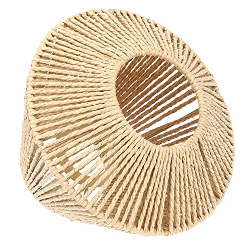 BUTIFULSIC Retro Woven Lampshade für Hängelampe Rustikaler Lampenschirm Hochwertigem Material für Zuhause und Restaurant von BUTIFULSIC