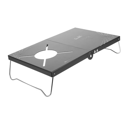 BUTIFULSIC Klappbarer Lagerfeuergrill Klappbarer Laptop-Schreibtisch Tragbarer Tisch Im Freien Zusammenklappbarer Esstisch Lagerung Reisen Strandtisch Aluminiumlegierung von BUTIFULSIC