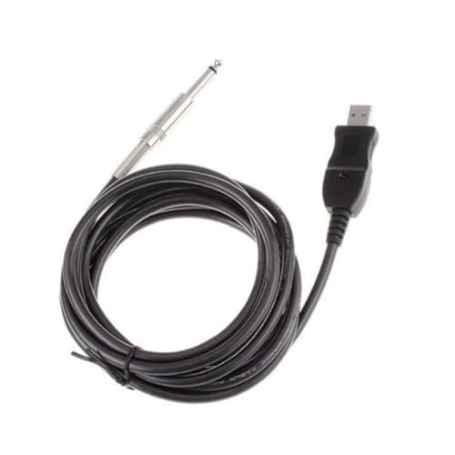 BUTIFULSIC USB Gitarrenkabel Bass zu Pc Adapter mit Professionellem Klinkenstecker und Signal LED für Recording und Instrumentenanschluss BUTIFULSIC USB Gitarrenkabel Bass zu Pc Adapter mit Professionellem Klinkenstecker und Signal LED für Recording und Instrumentenanschluss von BUTIFULSIC
