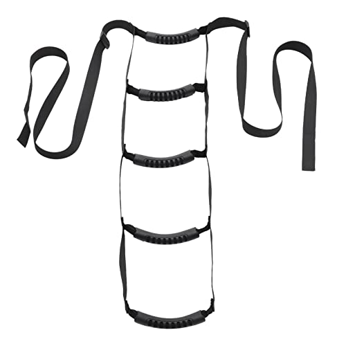 BUTIFULSIC Einstellbare Bettleiter für Senioren Hochziehhilfe mit Handgriffen Verstellbare Nylon Bettgurt Sicherheitsunterstützung für Bettrahmen Mobilitätshilfe für Ältere Menschen von BUTIFULSIC