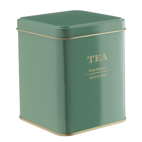 BUTLERS (6 Stück Teedose für losen Tee, Blechdose mit Deckel (790 ml) - TIN TIN - Tee Aufbewahrungsbox, Leere Dose auch ideal für die Aufbewahrung von Teebeuteln oder Teekapseln von BUTLERS