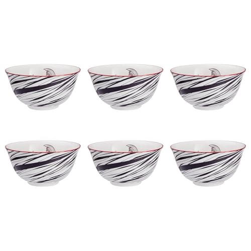 BUTLERS 4er Schalen Set 520ml – ORNAMENTS – Bunte Porzellanschalen mit gemustertem Dekor | Müslischalen im orientalischen Design | Spülmaschinengeeignet von BUTLERS