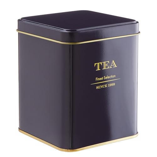 BUTLERS 6er-Set Teedosen für losen Tee, Blechdose mit Deckel (790 ml) - TIN TIN - Tee Aufbewahrungsbox, Leere Dose auch ideal für die Aufbewahrung von Teebeuteln oder Teekapseln von BUTLERS