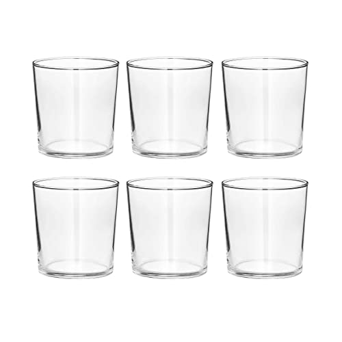 BUTLERS 6er Set Trinkgläser 345ml - PURIST - Wassergläser Set, Cocktailgläser Set | spülmaschinenfeste Gläser & Trinkgeschirr für Tee, Saft, Limonade, Eiskaffee, Longdrinks von BUTLERS