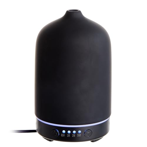 BUTLERS Aroma-Diffuser Cloud Nine - Raumduft & Luftbefeuchter, Duftspender automatisch für ätherische Öle, elektrische LED Duftlampe Keramik für die Wohnung, Kinderzimmer, Schlafzimmer von BUTLERS