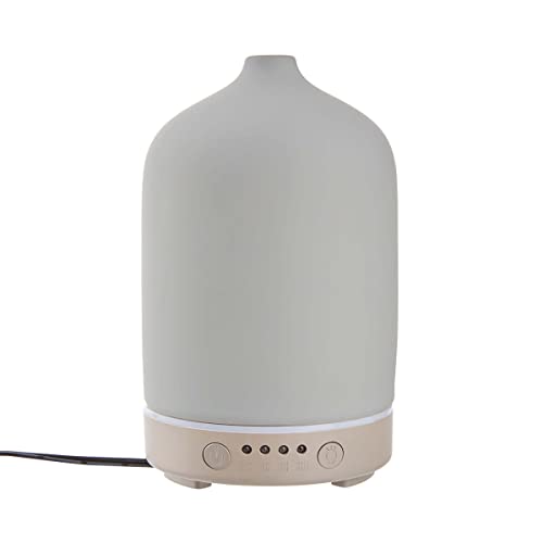 BUTLERS Aroma-Diffuser Cloud Nine - Raumduft & Luftbefeuchter, Duftspender automatisch für ätherische Öle, elektrische LED Duftlampe Keramik für die Wohnung, Kinderzimmer, Schlafzimmer von BUTLERS