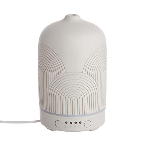 BUTLERS Aroma-Diffuser Cloud Nine - Raumerfrischer mit Keramik-Abdeckung für Duftöle - Diffusor/Luftbefeuchter für ätherische Öle mit Timer-Funktion & LED-Licht in Sieben Farben BUTLERS Aroma-Diffuser Cloud Nine - Raumerfrischer mit Keramik-Abdeckung für Duftöle - Diffusor/Luftbefeuchter für ätherische Öle mit Timer-Funktion & LED-Licht in Sieben Farben von BUTLERS