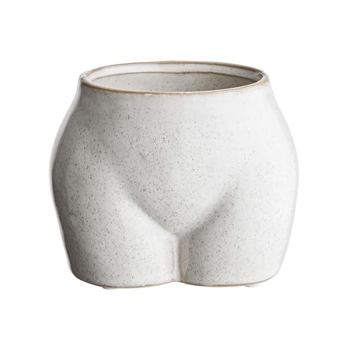 BUTLERS Blumentopf 12 x 11cm aus Steinzeug -Botty- Pflanzentopf für innen und außen | Übertopf zur Dekoration von Balkon, Küche oder Wohnzimmer von BUTLERS
