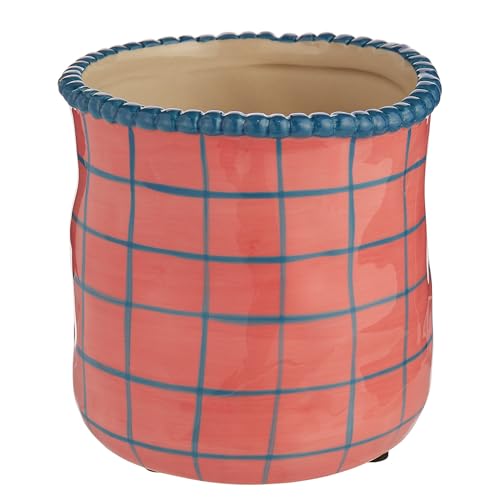 BUTLERS Blumenübertopf Ø11cm Pottery | Übertopf aus Steingut in Pink-Blau mit handgefertigtem Look | Pflanzgefäß für Zimmerpflanzen, Kräuter & Blüten | Dekotopf für Fensterbank & Tischdeko BUTLERS Blumenübertopf Ø11cm Pottery | Übertopf aus Steingut in Pink-Blau mit handgefertigtem Look | Pflanzgefäß für Zimmerpflanzen, Kräuter & Blüten | Dekotopf für Fensterbank & Tischdeko von BUTLERS