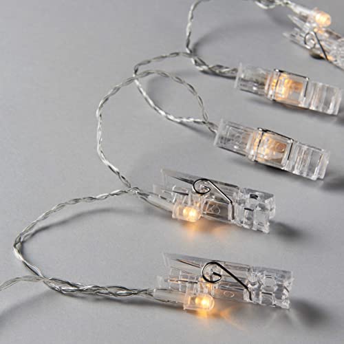 BUTLERS Clip Art LED-Klammern 10 Lichter mit USB-Batteriefach von BUTLERS