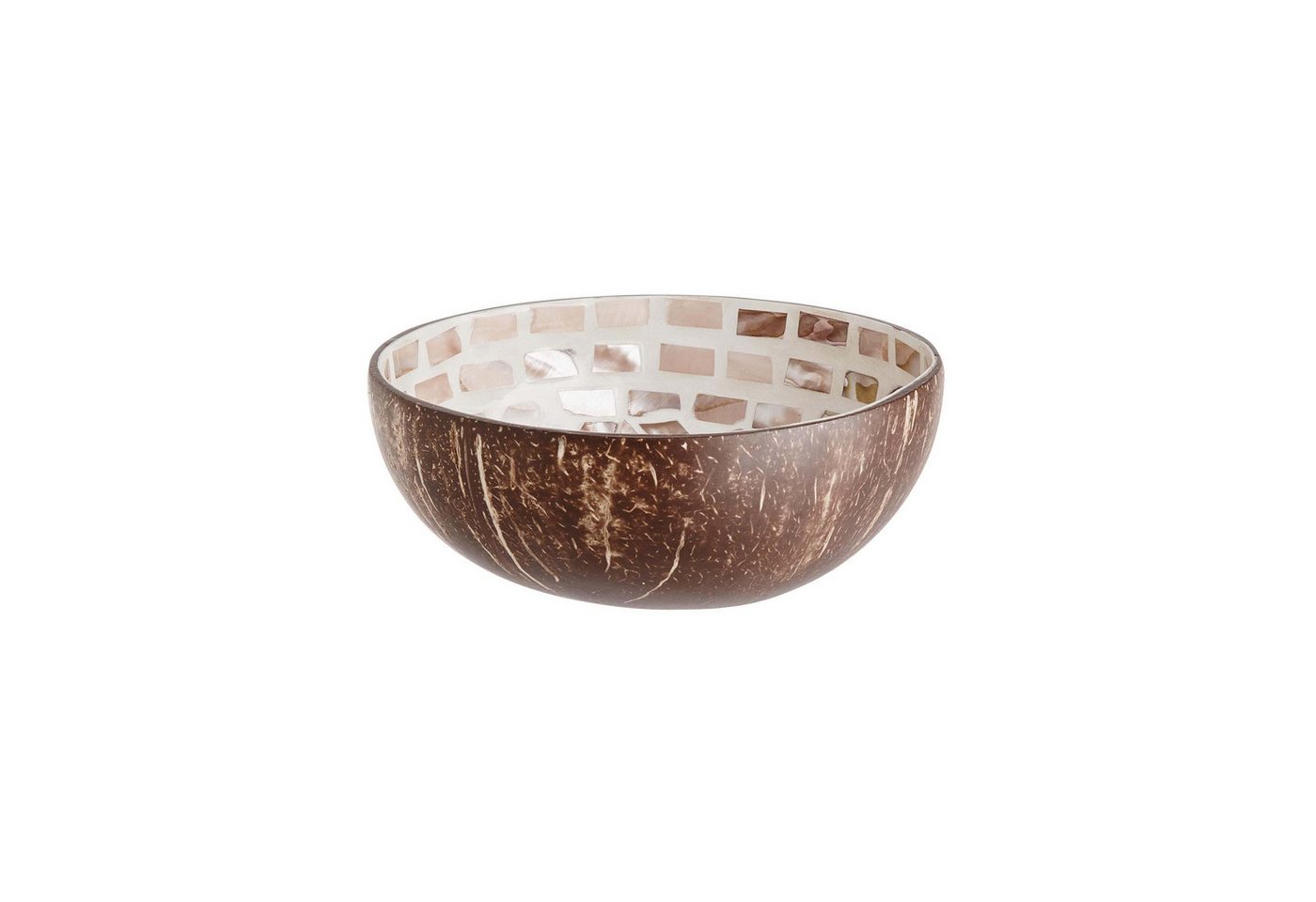 BUTLERS Dekoschale COCONUT Deko Schale Mosaik aus Kokosnuss Ø14cm von BUTLERS