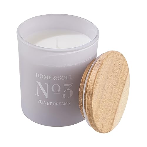 BUTLERS Duftkerze im Glas mit Holzdeckel -Velvet Dreams No. 3 Home & Soul- Natürliche Sojawachs-Kerze 35 Std. Brenndauer | Aromakerzen & Aromatherapie-Duft für den Winter BUTLERS Duftkerze im Glas mit Holzdeckel -Velvet Dreams No. 3 Home & Soul- Natürliche Sojawachs-Kerze 35 Std. Brenndauer | Aromakerzen & Aromatherapie-Duft für den Winter von BUTLERS