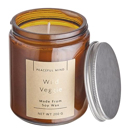 BUTLERS Duftkerze im Glas mit Schraubdeckel -Wild Veggie Peaceful Mind- Natürliche Sojawachs-Kerze Mind. 30 Std. Brenndauer | Aromakerzen & Aromatherapie-Duft für den Winter BUTLERS Duftkerze im Glas mit Schraubdeckel -Wild Veggie Peaceful Mind- Natürliche Sojawachs-Kerze Mind. 30 Std. Brenndauer | Aromakerzen & Aromatherapie-Duft für den Winter von BUTLERS