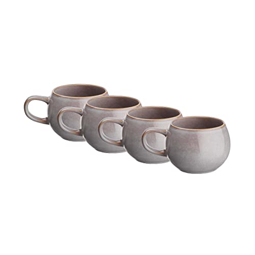 BUTLERS Keramik 4er-Set Tasse mit Henkel | Cappuccino- und Kaffeetasse 350 ml mit reaktiver Glasur BUTLERS Keramik 4er-Set Tasse mit Henkel | Cappuccino- und Kaffeetasse 350 ml mit reaktiver Glasur von BUTLERS