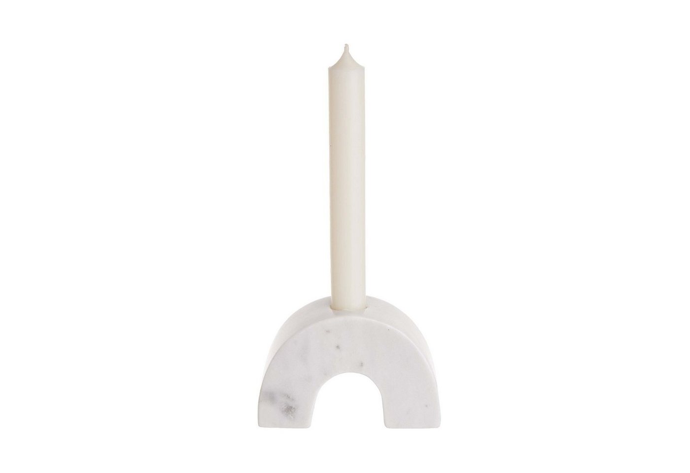 BUTLERS Kerzenhalter MARBLE Stabkerzenhalter Bogen B 11 x H 8cm von BUTLERS