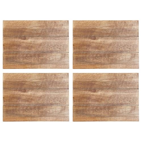 BUTLERS Mango Days 4X Platzset Mangoholz L 40 x B 30cm von BUTLERS