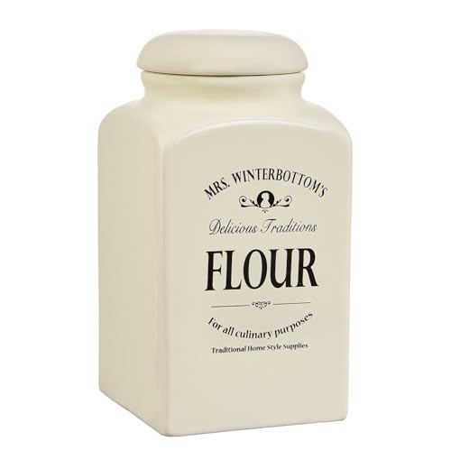 BUTLERS Vorratsdose MRS. WINTERBOTTOM'S Steingut 1.3L 2er-Set | Mehldose englischer Stil Retro | ideal für Küche Esszimmer Aufbewahrung BUTLERS Vorratsdose MRS. WINTERBOTTOM'S Steingut 1.3L 2er-Set | Mehldose englischer Stil Retro | ideal für Küche Esszimmer Aufbewahrung von BUTLERS