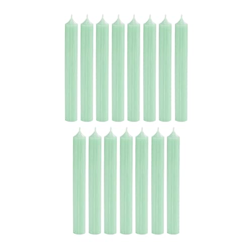 BUTLERS Stabkerzen - 15x Tafelkerzen - Durchgefärbte Lange Kerzen - Stabkerze bunt für charmante Atmosphäre und stilvolle Akzente von BUTLERS