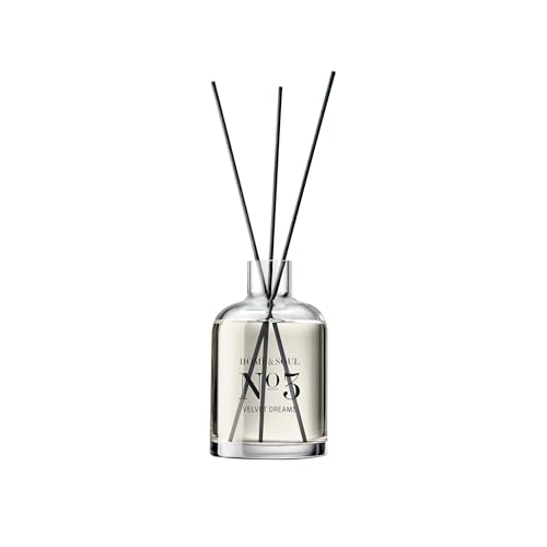 BUTLERS Raumduft Stäbchen Home & Soul No 3 -Velvet Dreams- 110ml | Rattan Duftstäbchen mit ätherischen Ölen | angenehmer Raumerfrischer für Badezimmer Regal Dekoration von BUTLERS