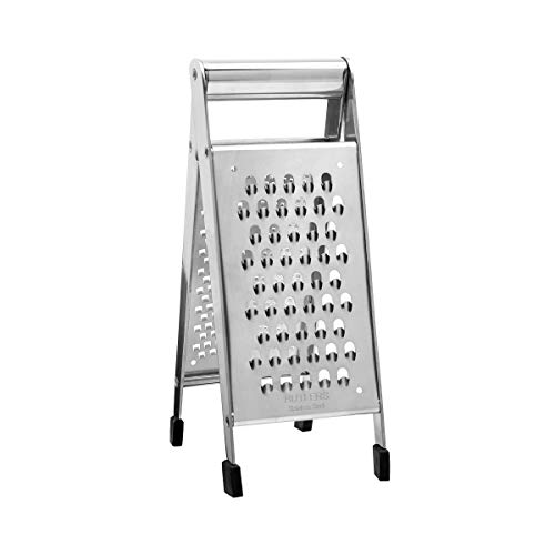 BUTLERS Reibe mit Griff Edelstahl 24 x 2,5 x 8,9 cm -MENUETT- Käsereibe für Käse, Gemüse & Schokolade | Küchenhelfer für Bar, Arbeitsplatte, Regal, Tisch BUTLERS Reibe mit Griff Edelstahl 24 x 2,5 x 8,9 cm -MENUETT- Käsereibe für Käse, Gemüse & Schokolade | Küchenhelfer für Bar, Arbeitsplatte, Regal, Tisch von BUTLERS