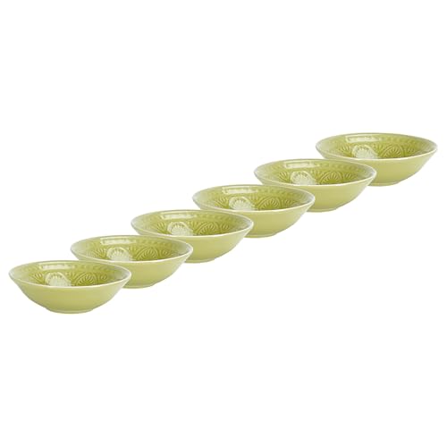 BUTLERS Schalen 200ml 6er Set Suppenteller SUMATRA Steinzeug Geschirr Suppenschüssel | Müslischale | Exotisch & gemustert | Mikrowellen- & spülmaschinenfest von BUTLERS