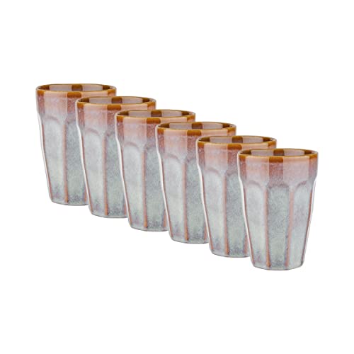 BUTLERS Set 6x Latte Macchiato Tassen 330ml aus Porzellan -BERGAMO- Tee- und Kaffeebecher | Cappuccino Kaffee Tassen in Boho Vintage Landhaus Stil | Spülmaschinen- und mikrowellenfest BUTLERS Set 6x Latte Macchiato Tassen 330ml aus Porzellan -BERGAMO- Tee- und Kaffeebecher | Cappuccino Kaffee Tassen in Boho Vintage Landhaus Stil | Spülmaschinen- und mikrowellenfest von BUTLERS