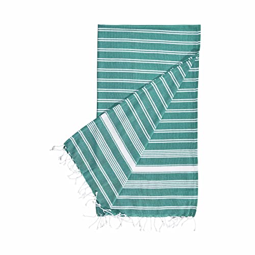 BUTLERS Surfside Badetuch 90x170 gestreift - Hamamtuch mit Fransen - Baumwolldecke, Handtuch, Strandtuch, Saunatuch von BUTLERS