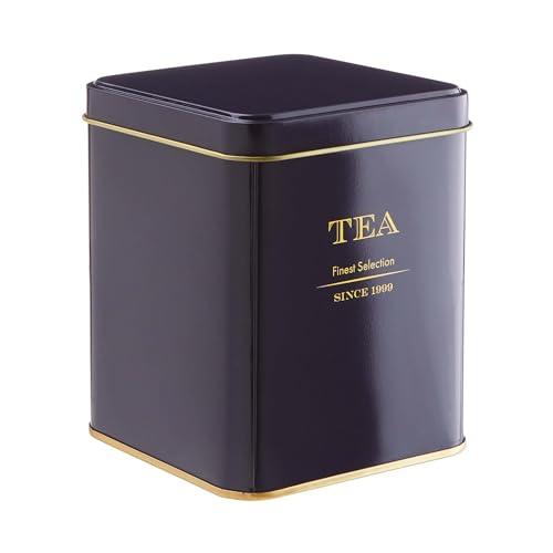 BUTLERS Teedose für losen Tee, Blechdose mit Deckel (790 ml) - TIN TIN - Tee Aufbewahrungsbox, Leere Dose auch ideal für die Aufbewahrung von Teebeuteln oder Teekapseln von BUTLERS