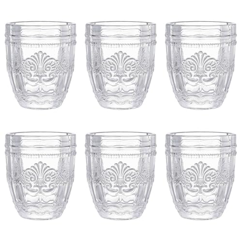 BUTLERS Trinkgläser 6er Set 250ml -VICTORIAN- Wassergläser in Vintage Design | Retro Gläser in bunten Farben mit Prägung | spülmaschinenfestes Trinkgeschirr ideal für Wasser, Saft, Cocktails BUTLERS Trinkgläser 6er Set 250ml -VICTORIAN- Wassergläser in Vintage Design | Retro Gläser in bunten Farben mit Prägung | spülmaschinenfestes Trinkgeschirr ideal für Wasser, Saft, Cocktails von BUTLERS