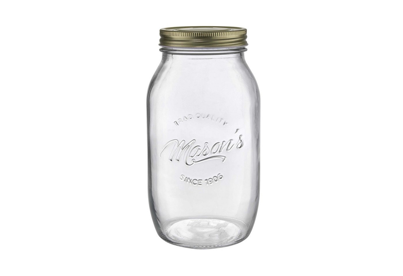 BUTLERS Vorratsglas MASON'S Aufbewahrungsglas 1500ml, Glas, Blech von BUTLERS