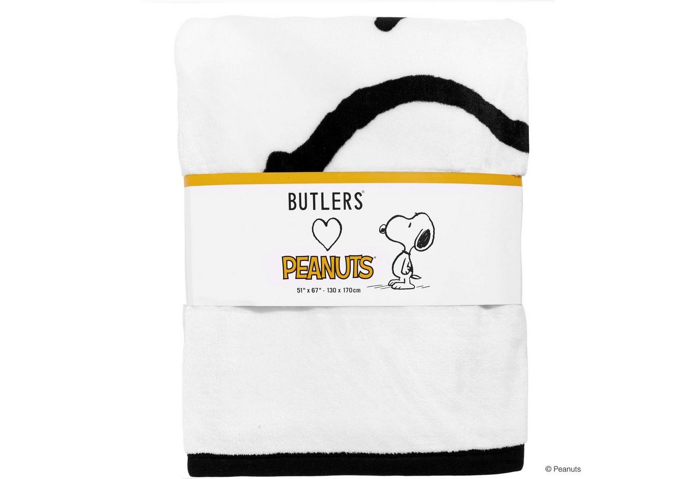 Wohndecke PEANUTS Decke Snoopy B 130 x T 170cm, BUTLERS von BUTLERS