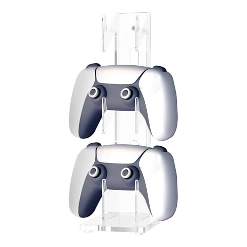 BUTORY 3 -Tier -Acrylcontroller -Halter und Headset -Stand 2 in 1 Design Game Controller und Headset -Stand. Erstellen Sie Ihre Spielfestungen für den Schreibtisch(schwarz) von BUTORY