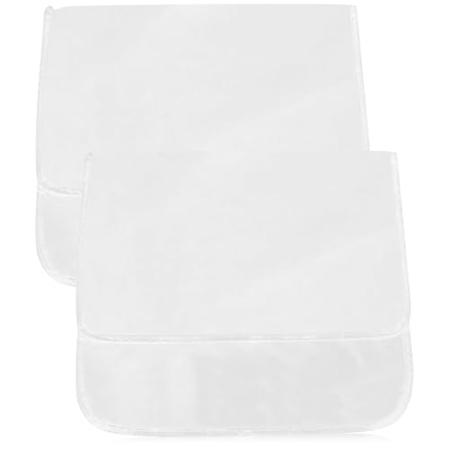 BUTORY Friseurstuhl Rückenabdeckung Oxford Fabric Friseur Stuhl Rückdecke Schutz Salon Stuhl Kopfschutz Minimalist einfach zu bedienen für Home Office(weiß) von BUTORY